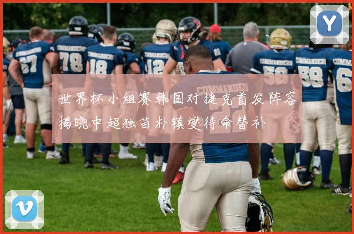 世界杯小组赛韩国对捷克首发阵容揭晓中超独苗朴镇燮待命替补